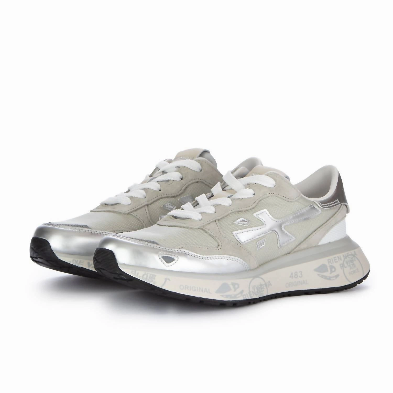Women's Lauryn Sneaker In Silver Elevated durability High-performance piece