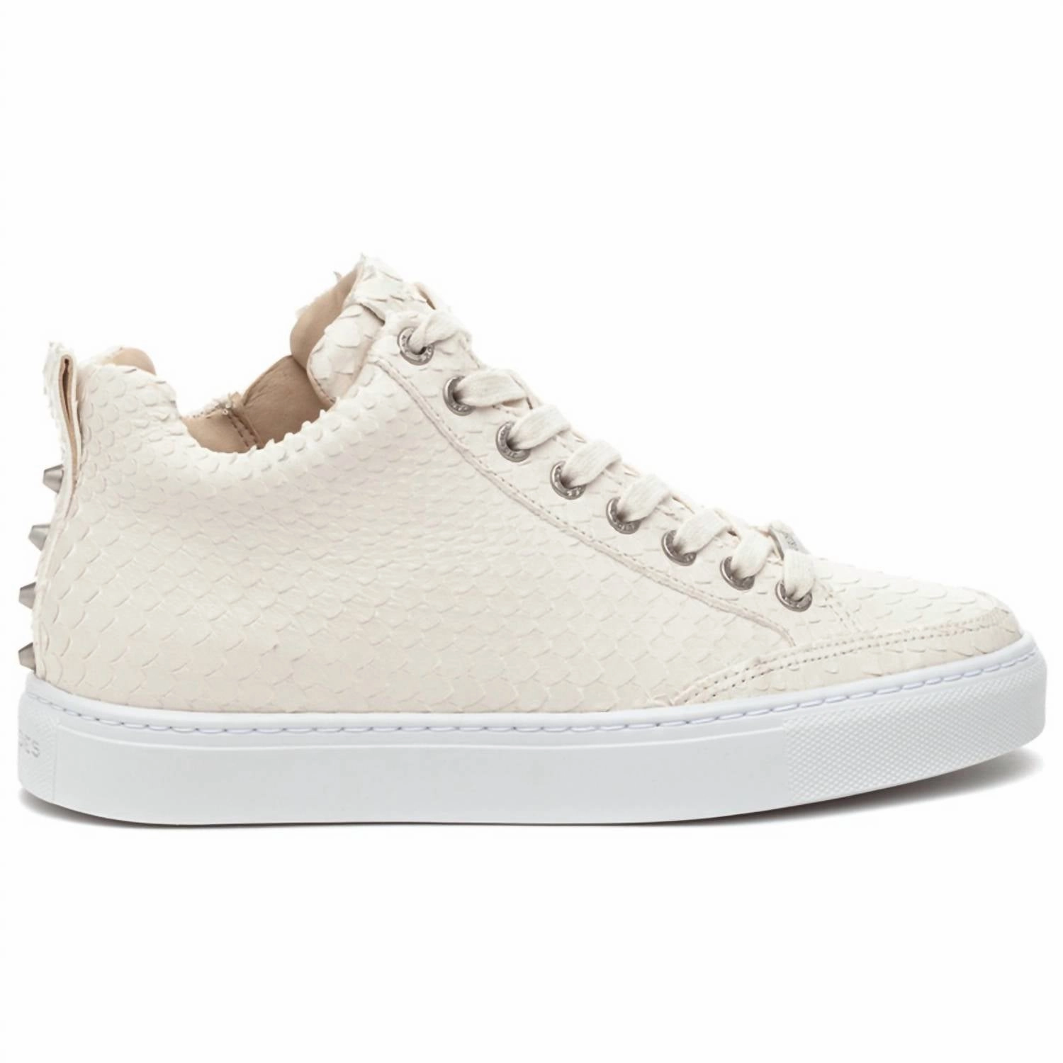 LongLasting Ergonomic Last Women's Leesa Cut Embossed Sneakers In Off White Embossed