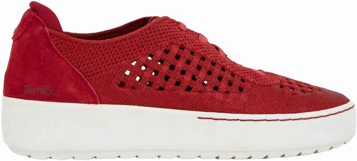 Lightweight Material Quick Entry Women's Lilac Shoes In Red