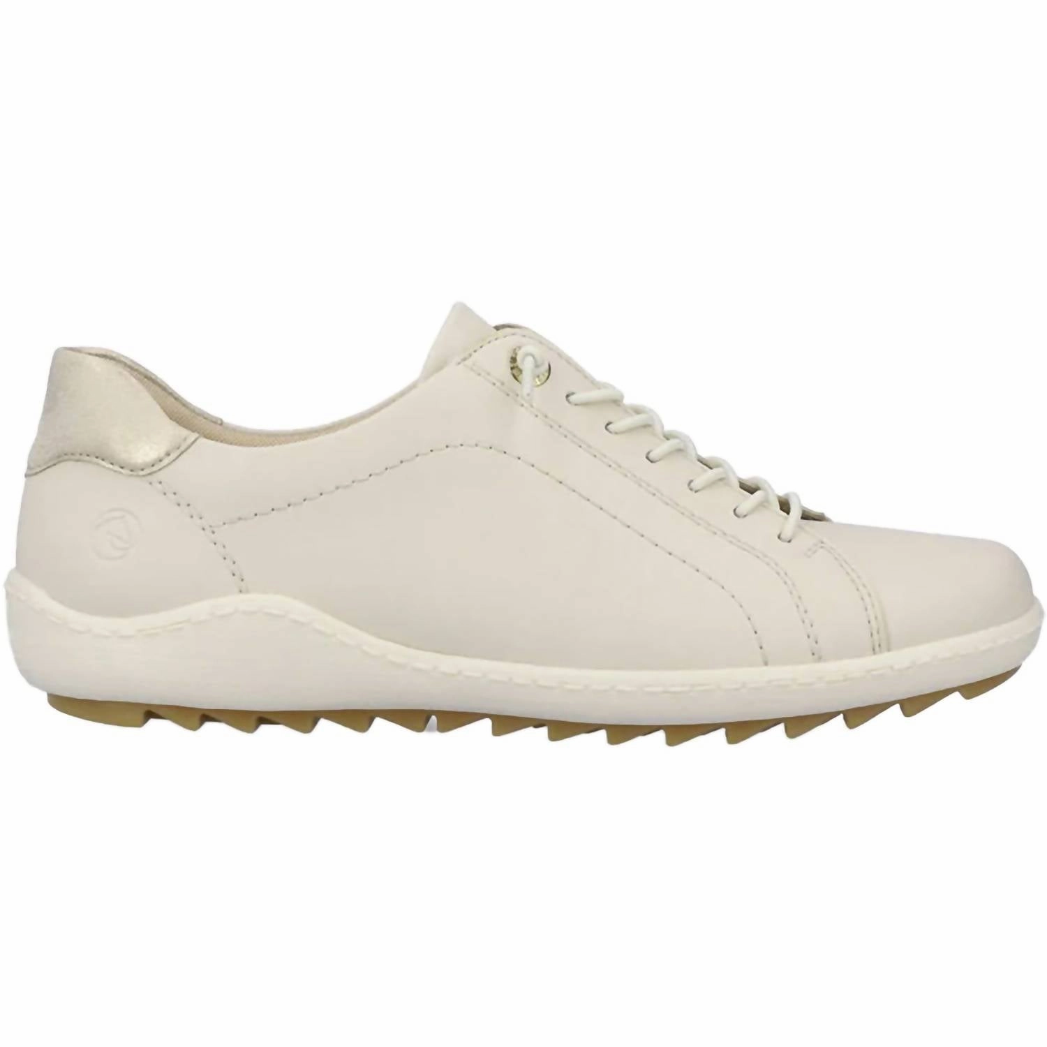 Room To Grow Daytime use Women's Liv 34 Lace-Up Leather Shoes In Porzella/muschel/porzellan