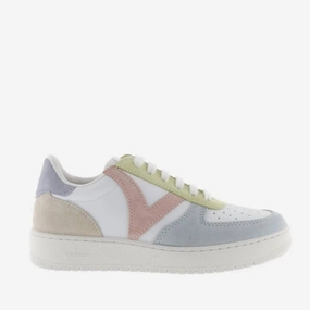 Women's Madrid Serraje Multicolor Sneaker In Celeste Moisture Management Fabric