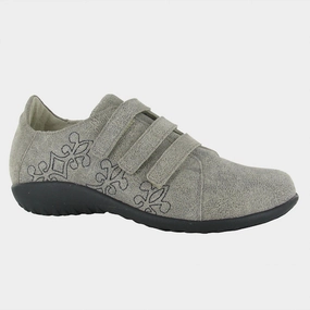 Women's Mihi Speckled Leather In Speckled Beige Leather Grip Ready