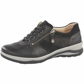 Women's Mitzy Shoe In Black Abrasion Resistant Materials