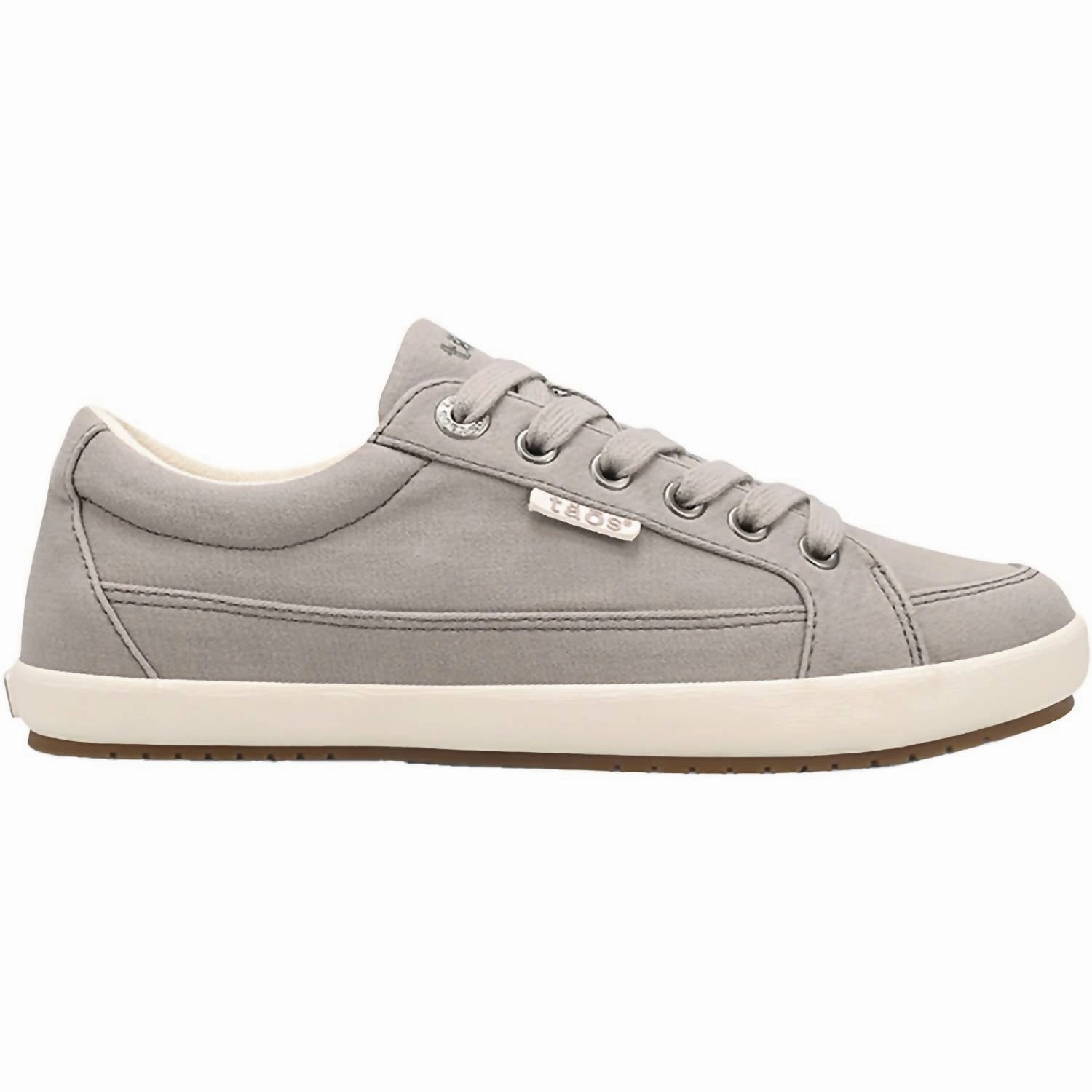 indoor activity Ergonomic Heel Cup Women's Moc Star 2 Distressed Canvas Sneaker In Grey