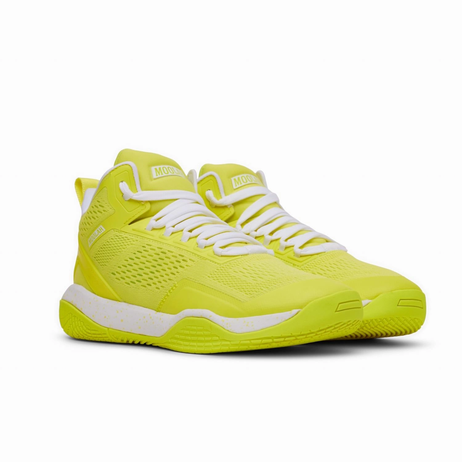 Women's Neovolt Pro Mid Highlight Tape Shoes In Green/yellow/verde/amarillo Every Season All Terrain Grip Pattern