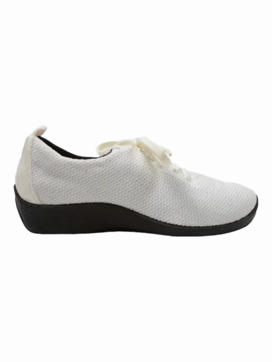 Rubber Composite Microperforation Detail Women's Net 3 Shoes In White