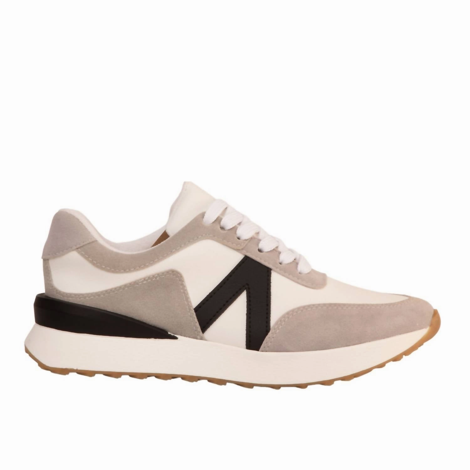 Built-in comfort Women's Neutral Vintage Sneaker In Black/gray