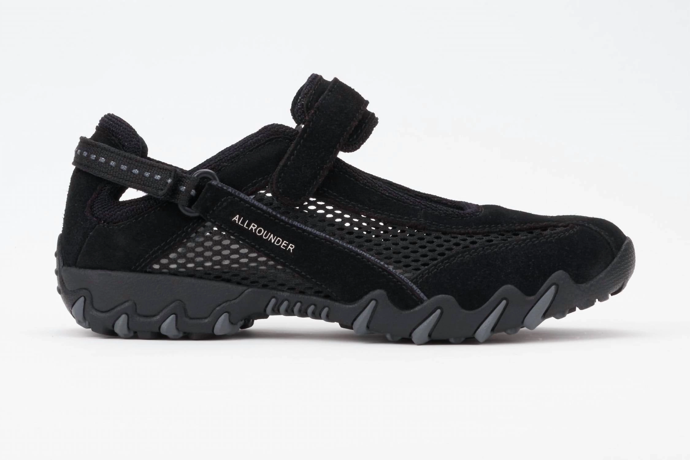 Women's Niro Rugged Mary Jane Shoes In Black Cushion Boost Vapor Wick Fabric