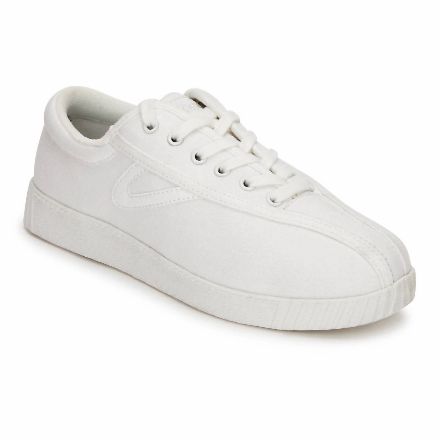 All Purpose Stability Zone Women's Nylite Plus Canvas Sneaker In White