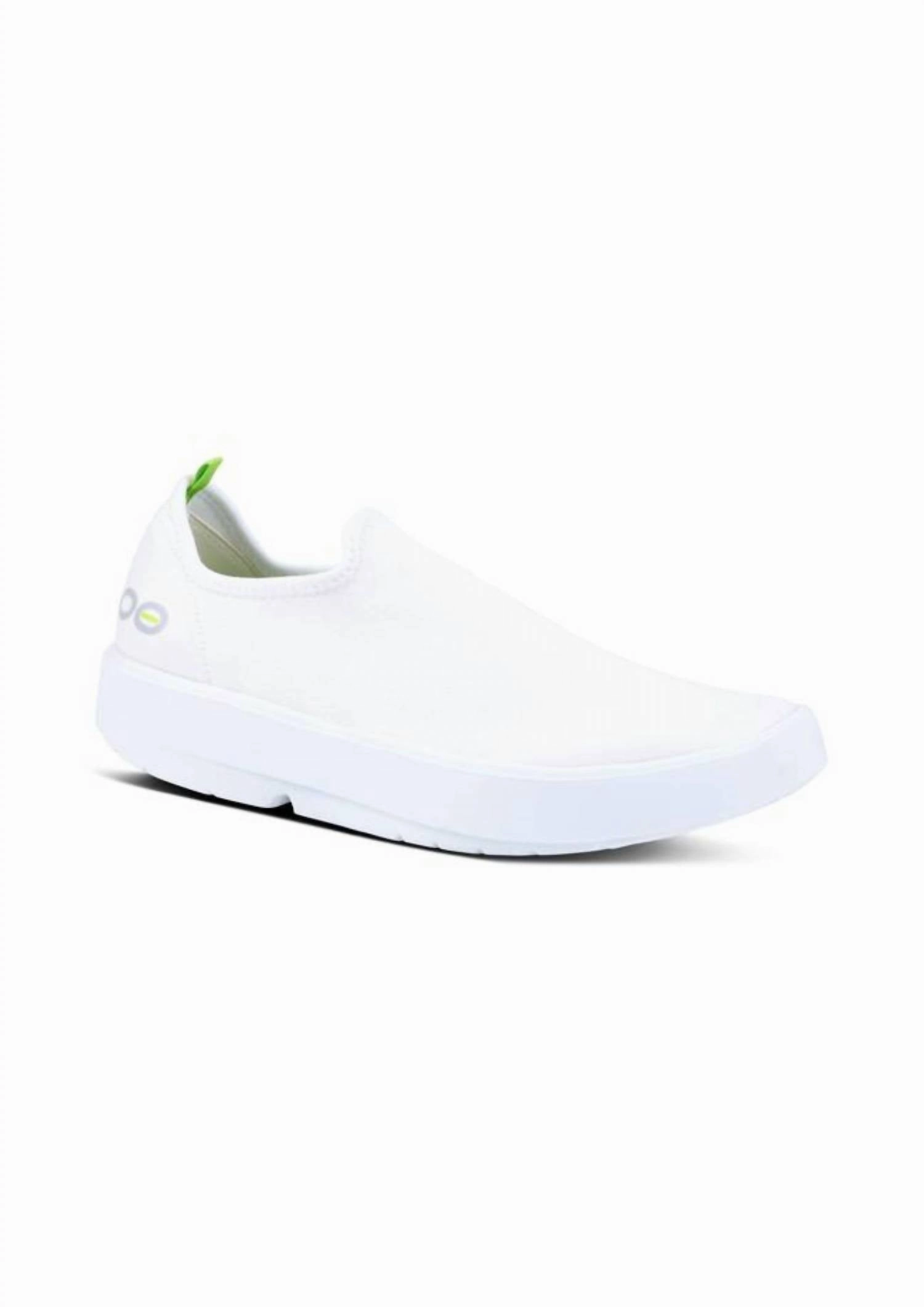 Responsive Choice Easy Grip Women's Oomg Eezee Low Canvas Slip-On Shoes In White