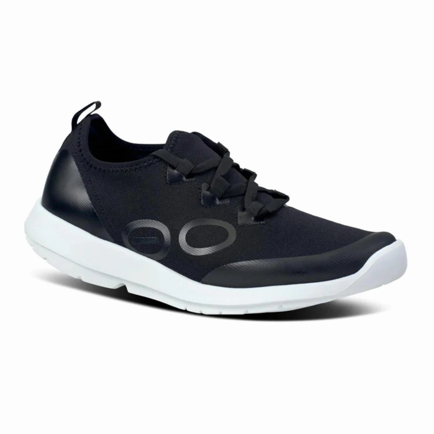Trail Usage Women's Oomg Sport Lace Sneaker In White/black