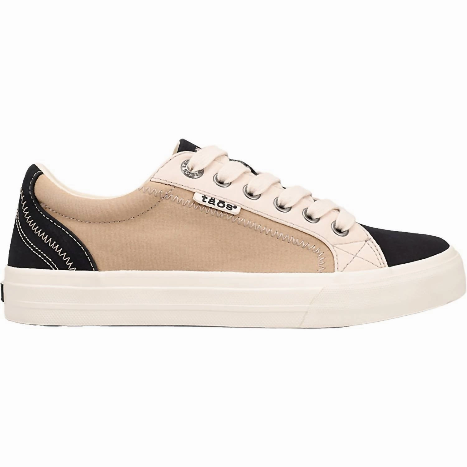 Toe box space Women's Plim Soul Canvas Sneakers In Black/tan Multi