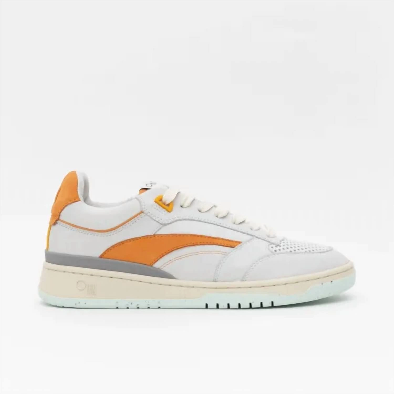 Women's Preston Sneaker Shoes In Apricot Crush Synthetic Leather Panels