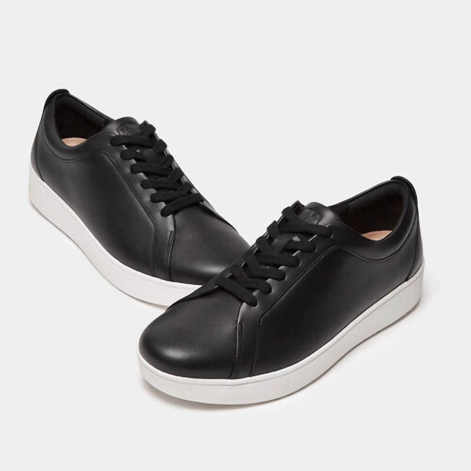 Women's Rally Leather Panel Sneaker In Black Reactive Ride Short Walks