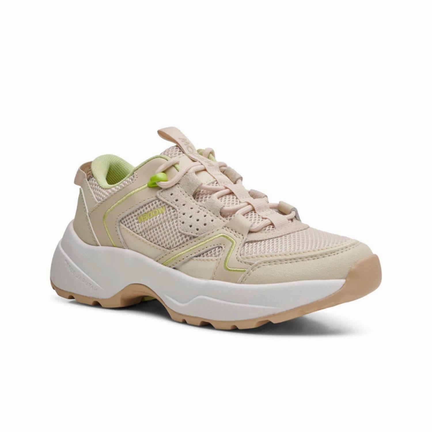 Women's Reflective Sneakers In Mojito Air Cushioned Heel