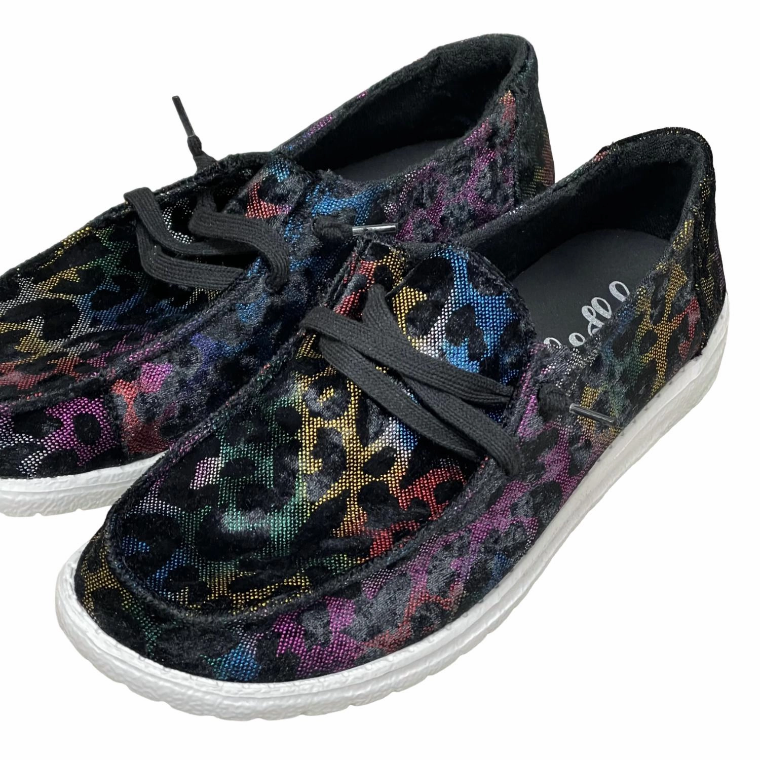 Women's Ren Sneakers In Black Multi Structured Fit Rolling Motion Technology