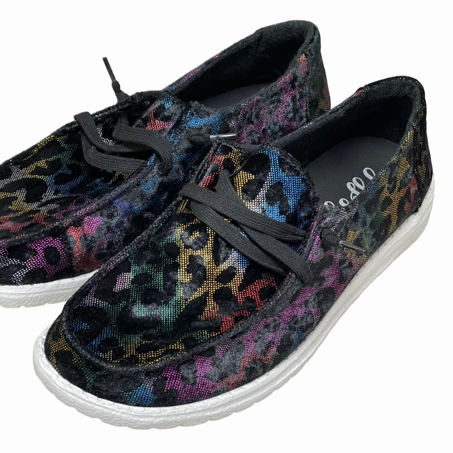 Women's Ren Sneakers In Black Multi Wide Toe Box Option