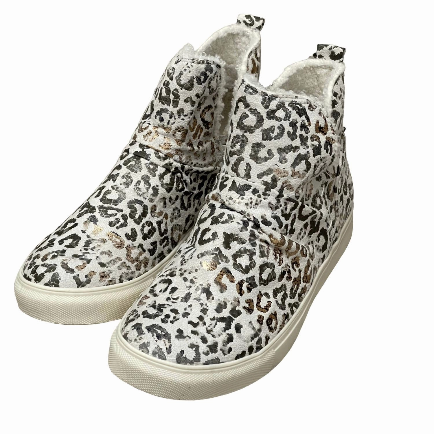 Impact-absorbing design Women's Rica Sneakers In White Leopard