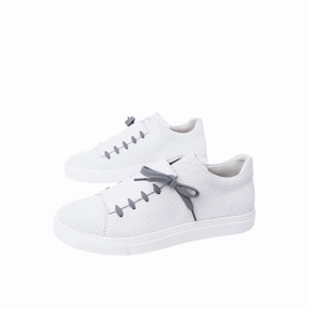 Abrasion Resistant Toe Caps Dynamic lining Women's Rice Sneakers In White