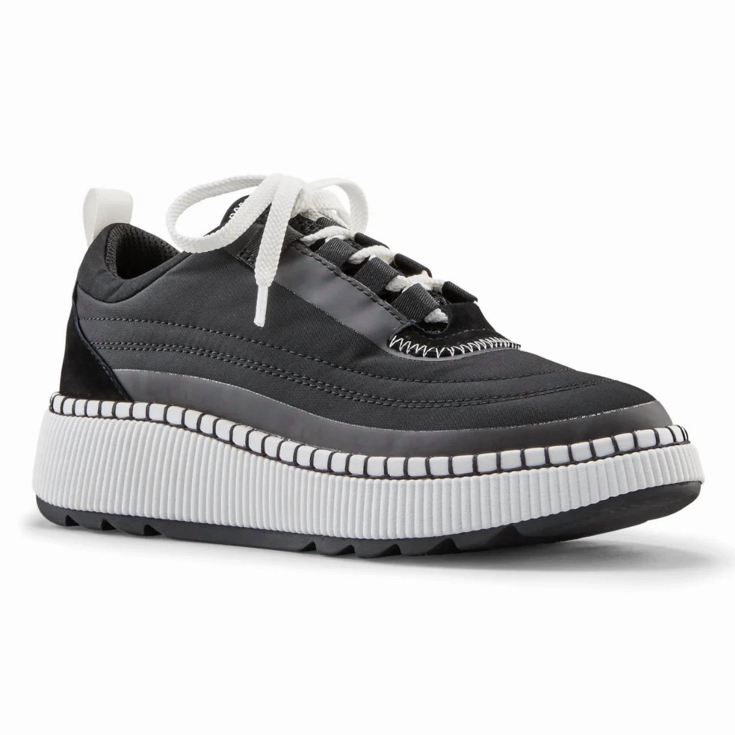 Women's Sayah Sneaker In Black/white Kick Style