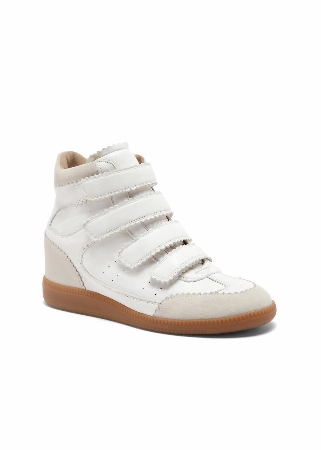 Responsive Footbed Women's Scarlett Wedge Sneaker In White