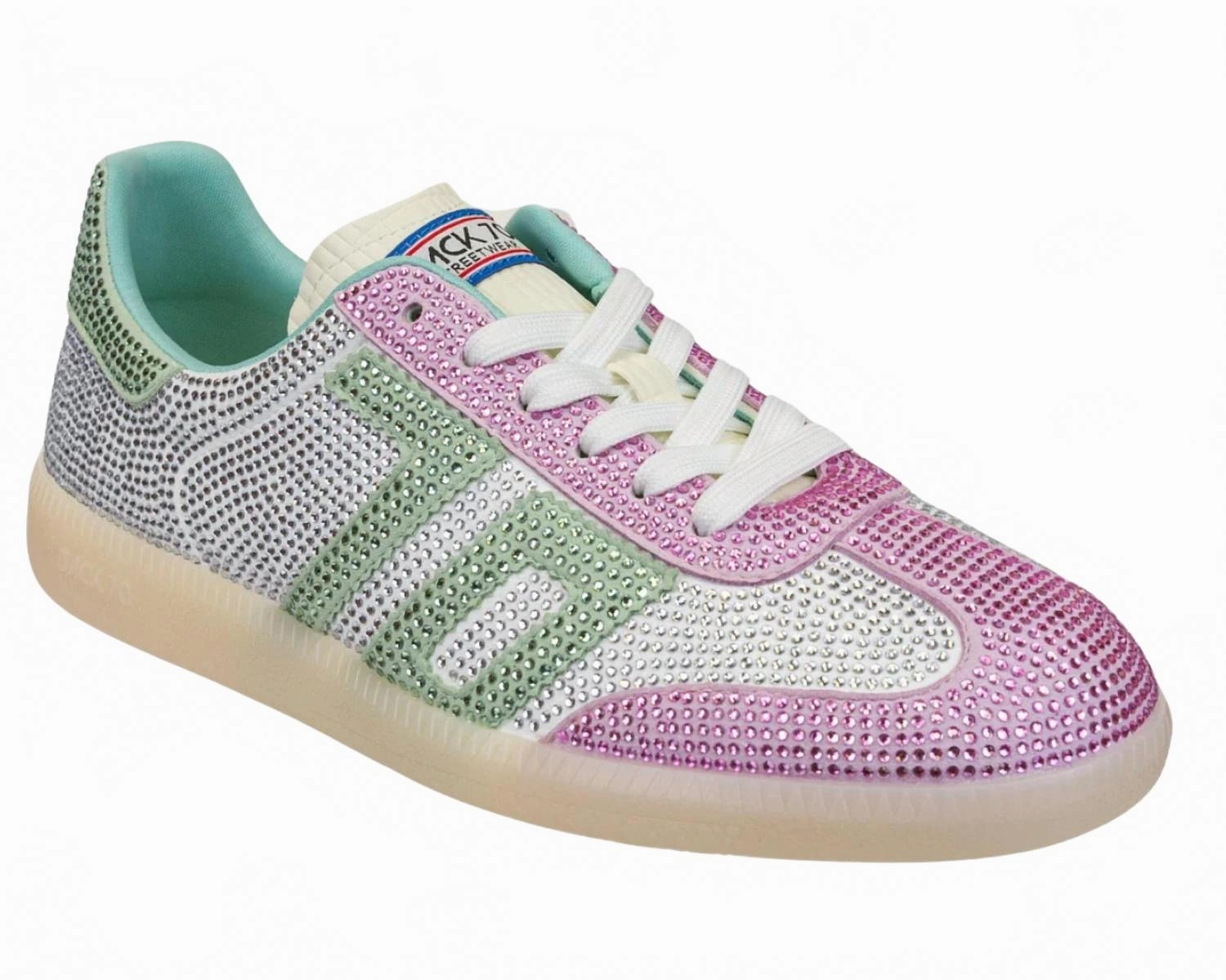 Women's Sirio 2506 Back 70 Sneakers In Pink Light Green Quick Dry Technology