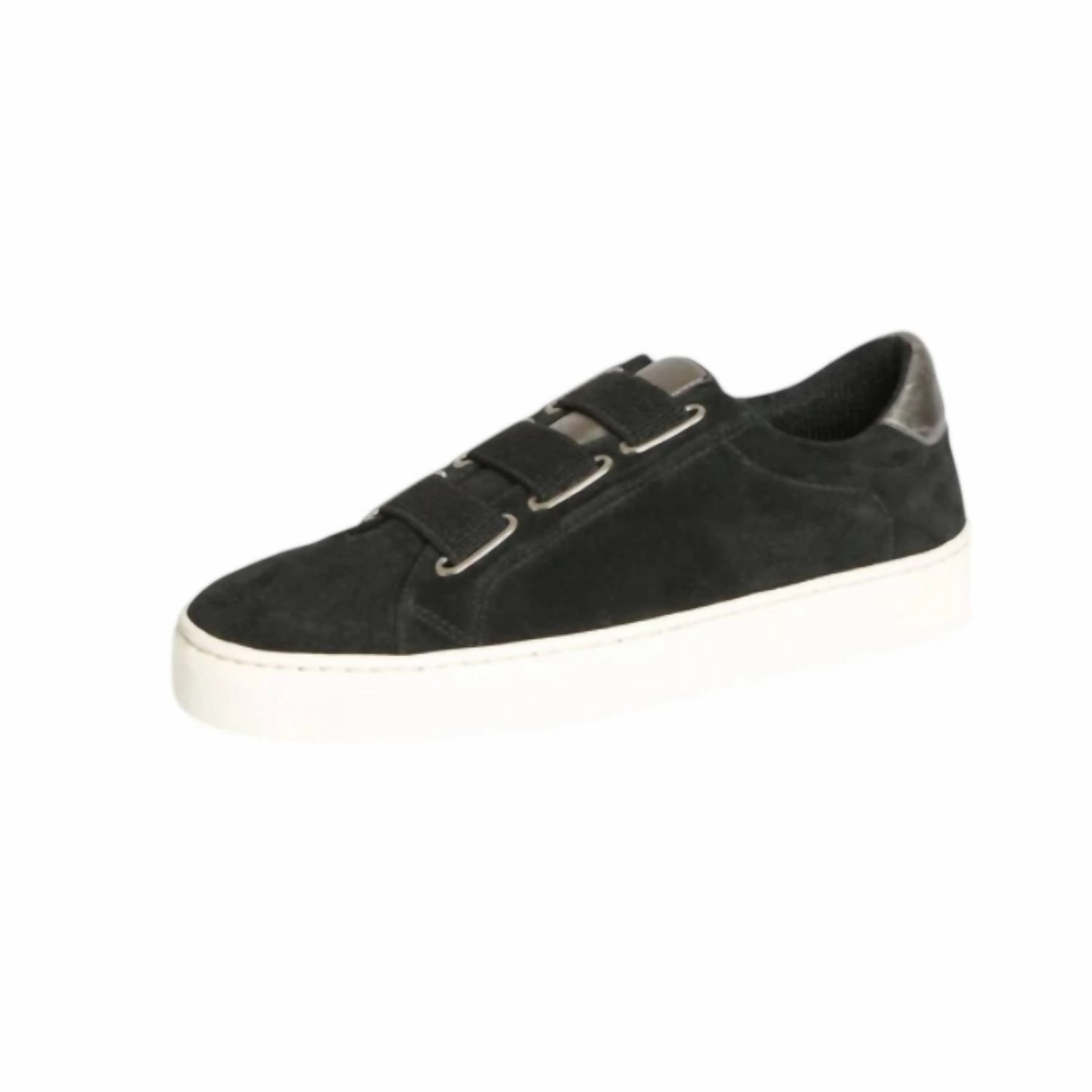 Women's Sneak Easy Sneaker In Sde/calf Met/black/petro Sporty Appearance