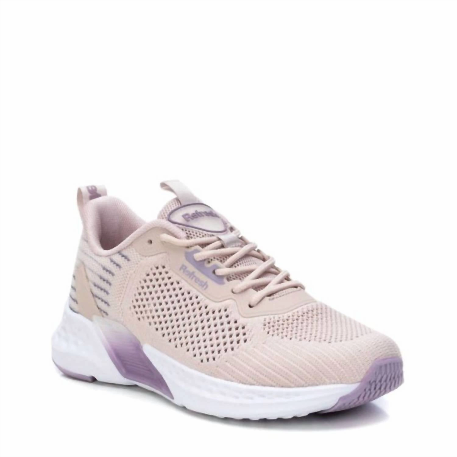 Women's Sneakers In Pink Balanced Base