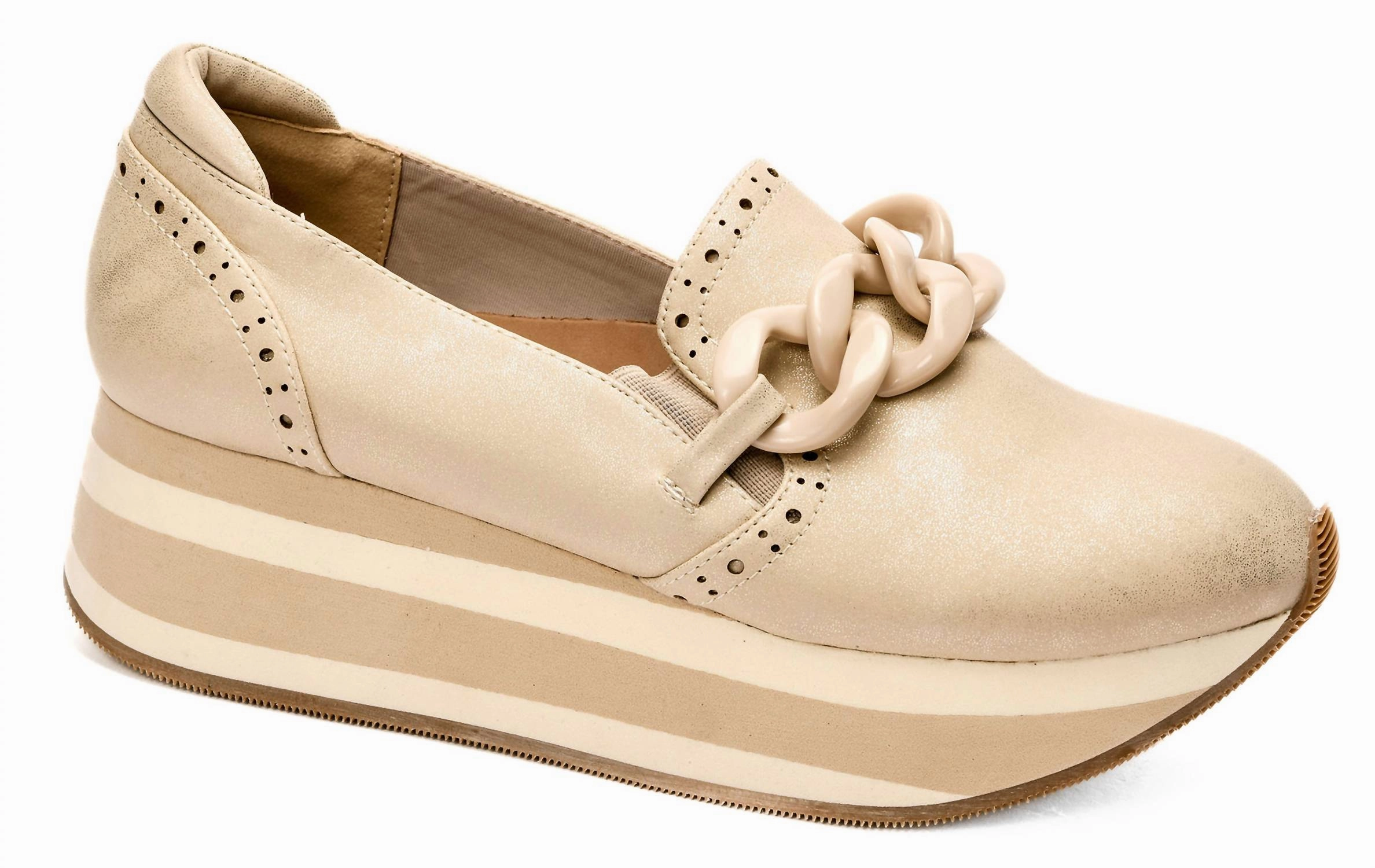 Women's So What Platform Sneaker In Gold Gradient Compression