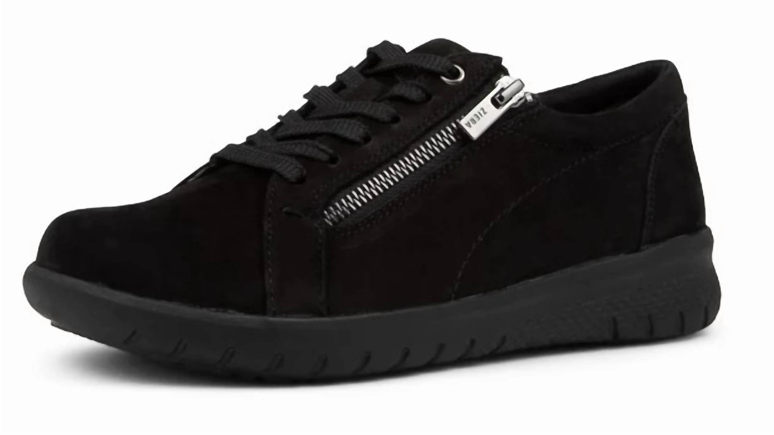 Versatile Usage Women's Solar Sneakers In Black Nubuck