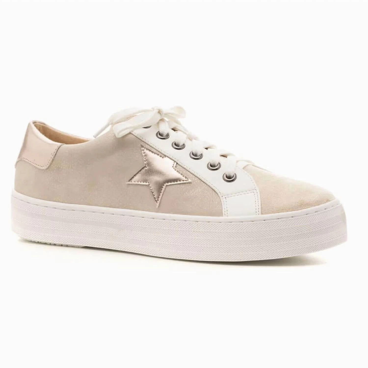 Non Restrictive Upper Women's Star Gaze Sneakers In Tan