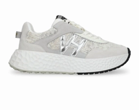 Women's Starling Tweed Sneaker In Grey Reinforced Midfoot Durable Construction