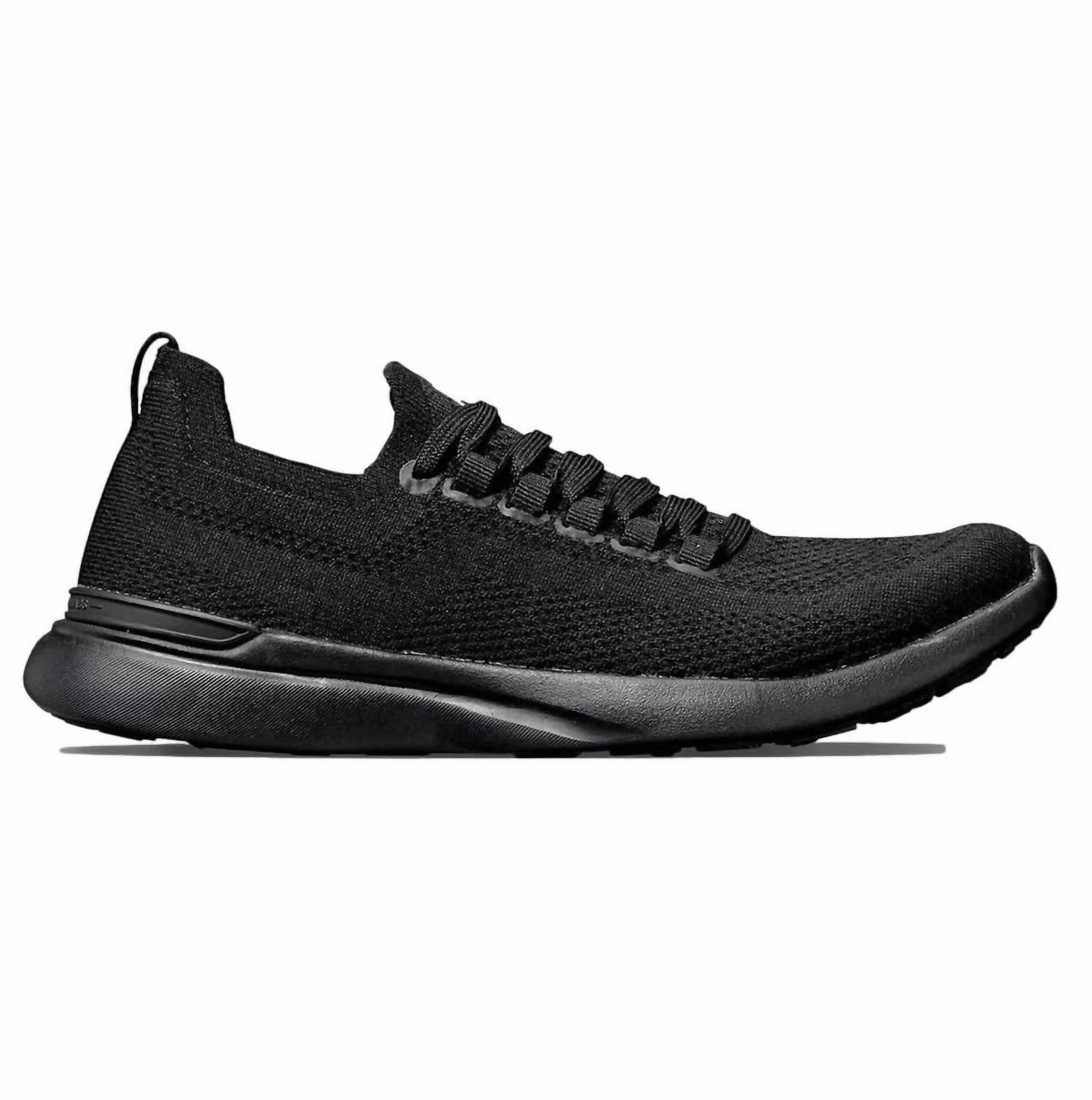 Women's Techloom Breeze Sneaker In Black/silver Anti Slip Tread