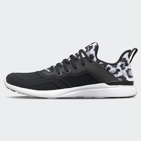 Women's Techloom Tracer In White/black/leopard Multi Surface Traction