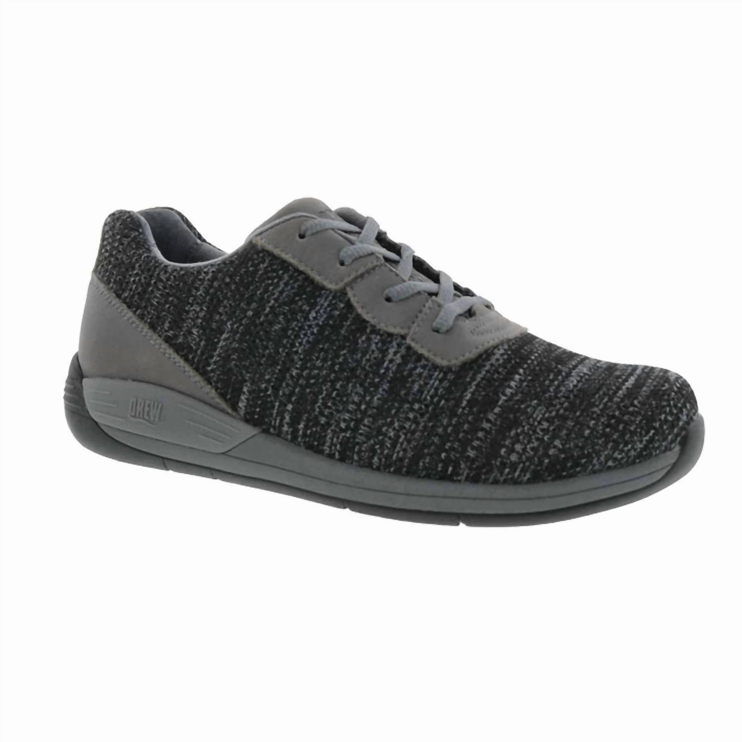 Women's Terrain Tie Knit Shoes In Black Combo Everyday Comfort
