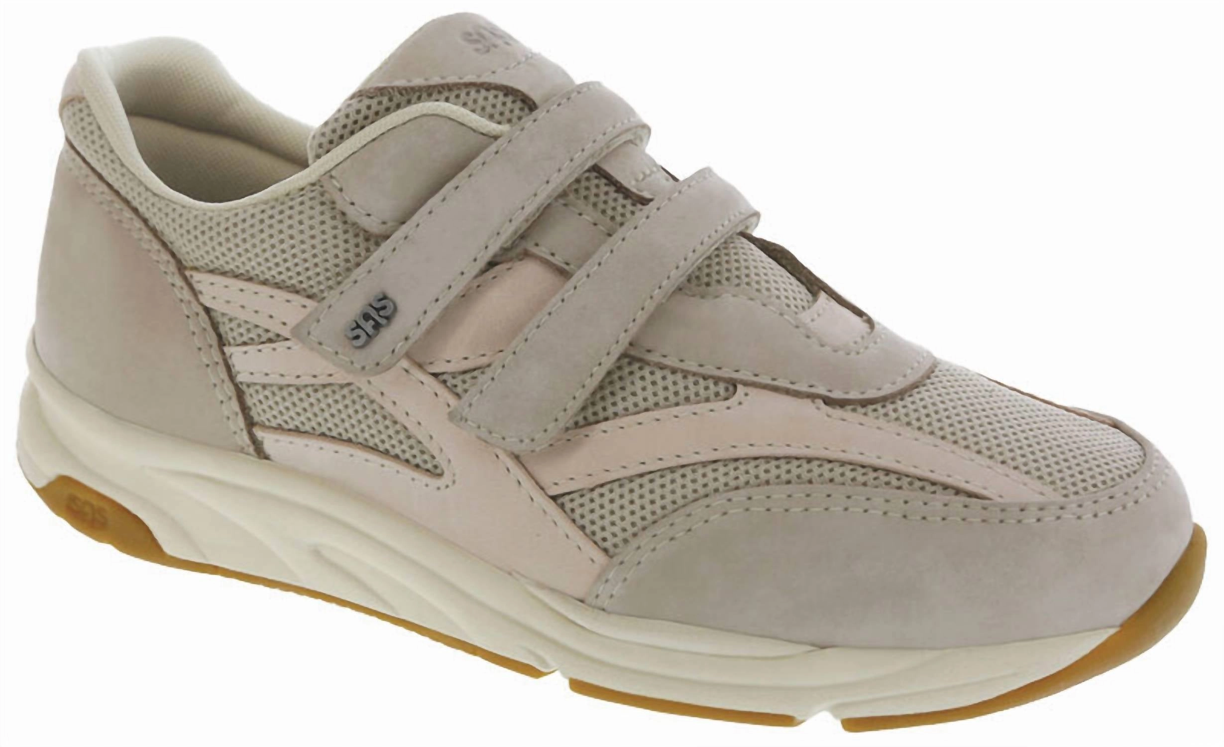 Quick Style Distinctive cushioning Women's Tmv Walking Shoe In Taupe/pink