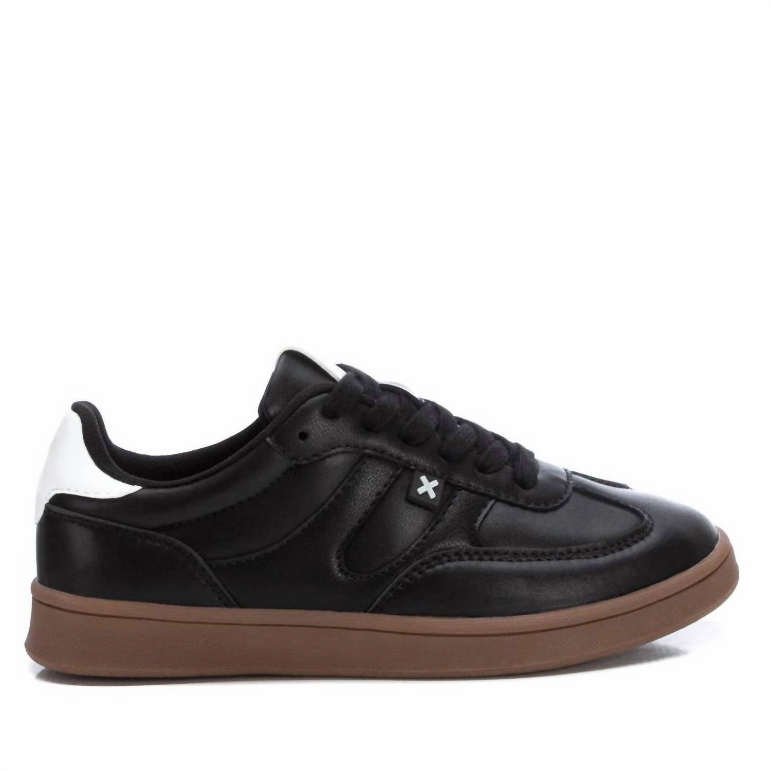 Modern Flair Women's Trainer Sneakers In Black