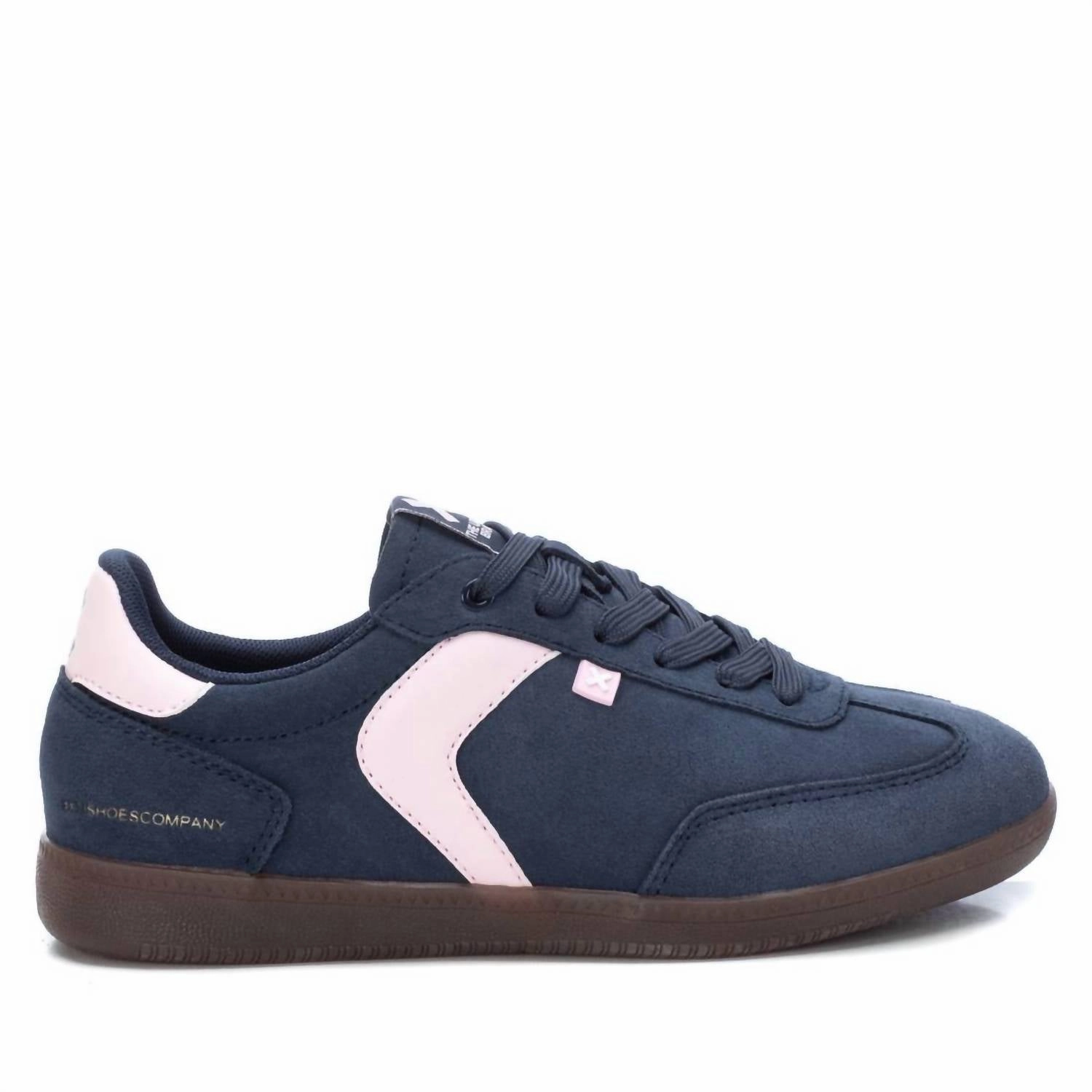 Women's Trainer Sneakers In Navy Plush Lining Arch Secure