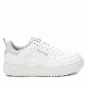 Women's Trainer Sneakers In White Waffle Traction Outsole