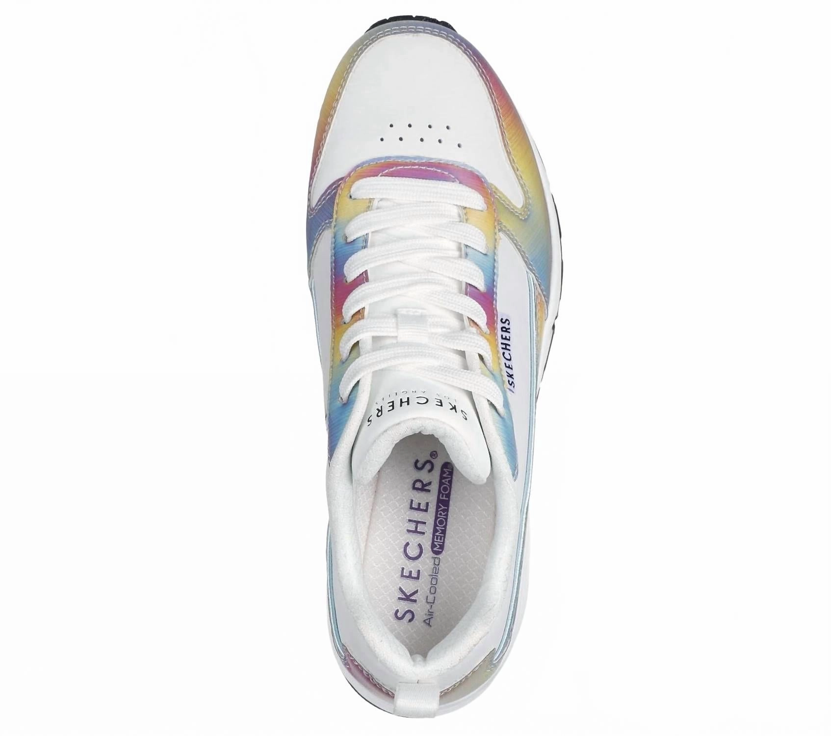 Women's Uno Sneakers In Opalescent Unibody Construction Minimal Design