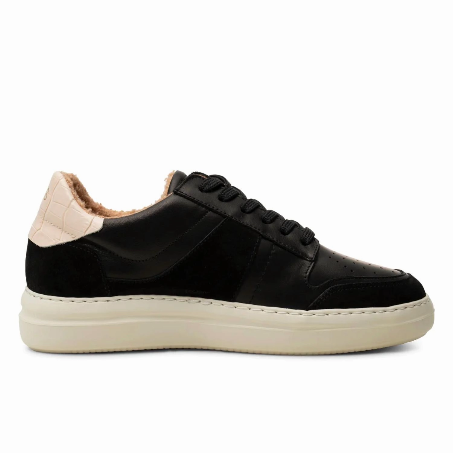 Women's Valda Court Sneakers In Black Perforated Airflow Zones