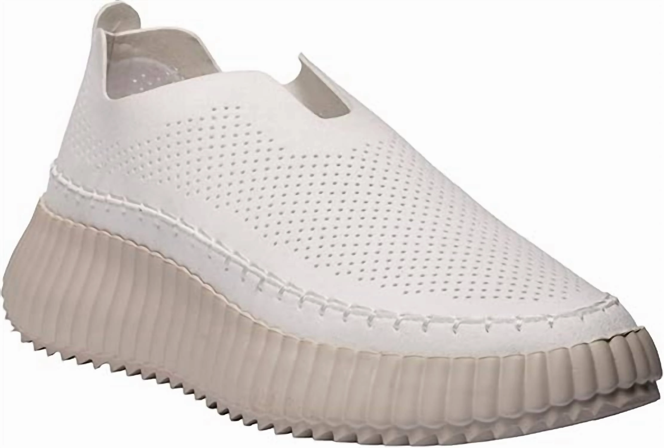 Relax Mode Bouncy midsole Women's Walk With Me Slip-On Sneaker In White
