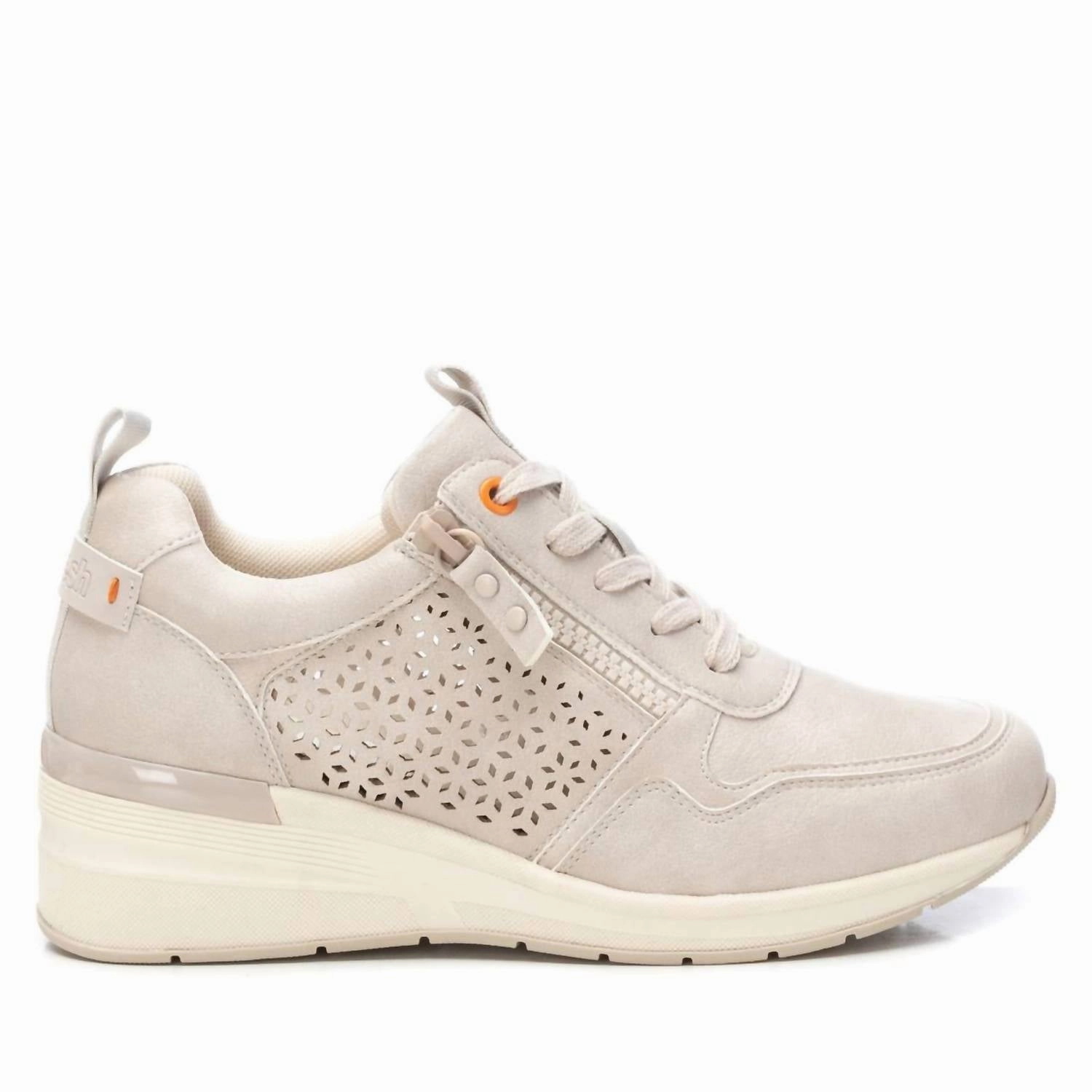 Women's Wedge Sneakers In Ice Stylish Appearance