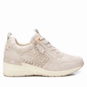 Women's Wedge Sneakers In Ice Stylish Appearance