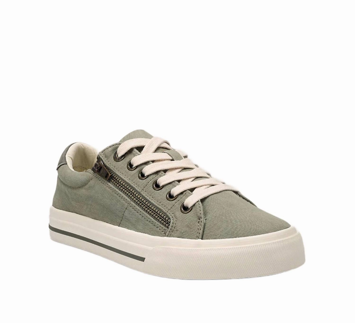 Women??S Z Soul Distressed Sneaker In Sage Olive Smooth Soles Durable Rubber