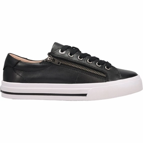 Function driven Shock Use Women's Z Soul Lux Leather Sneaker In Black Leather