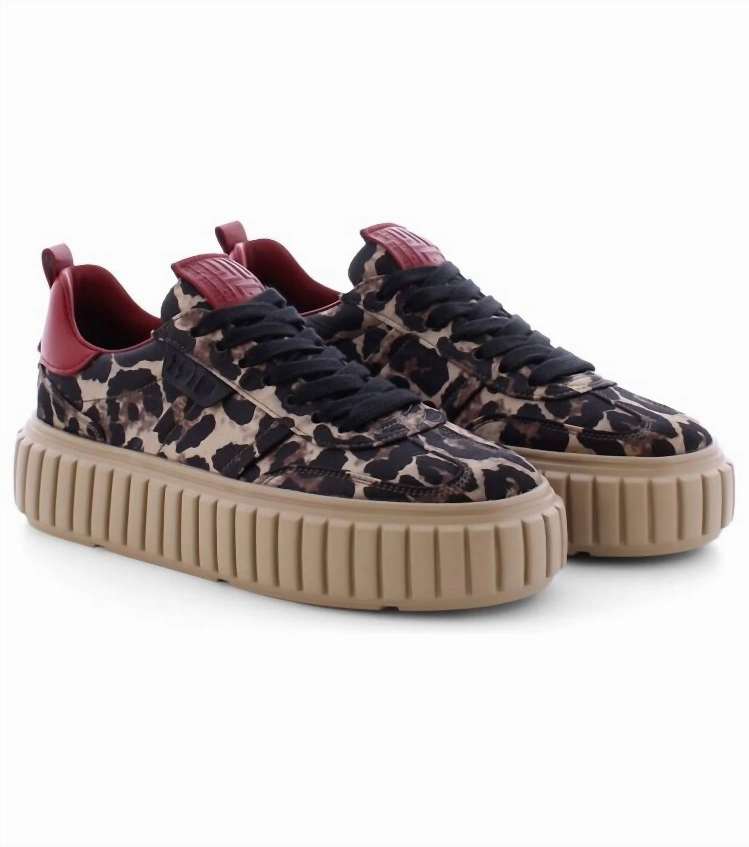 Stitch Free Construction Shock Absorbing TPU Women's Zap Platform Sneaker In Leather Sole Material