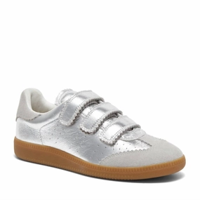 Ankle Collar Padding temperature regulation Women Seena Sneaker In Silver