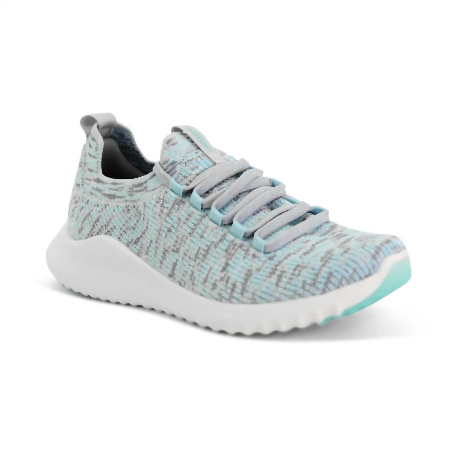 Anti Skid Cross Training Ready Women's Carly Arch Support Sneakers In Sky Blue Multi