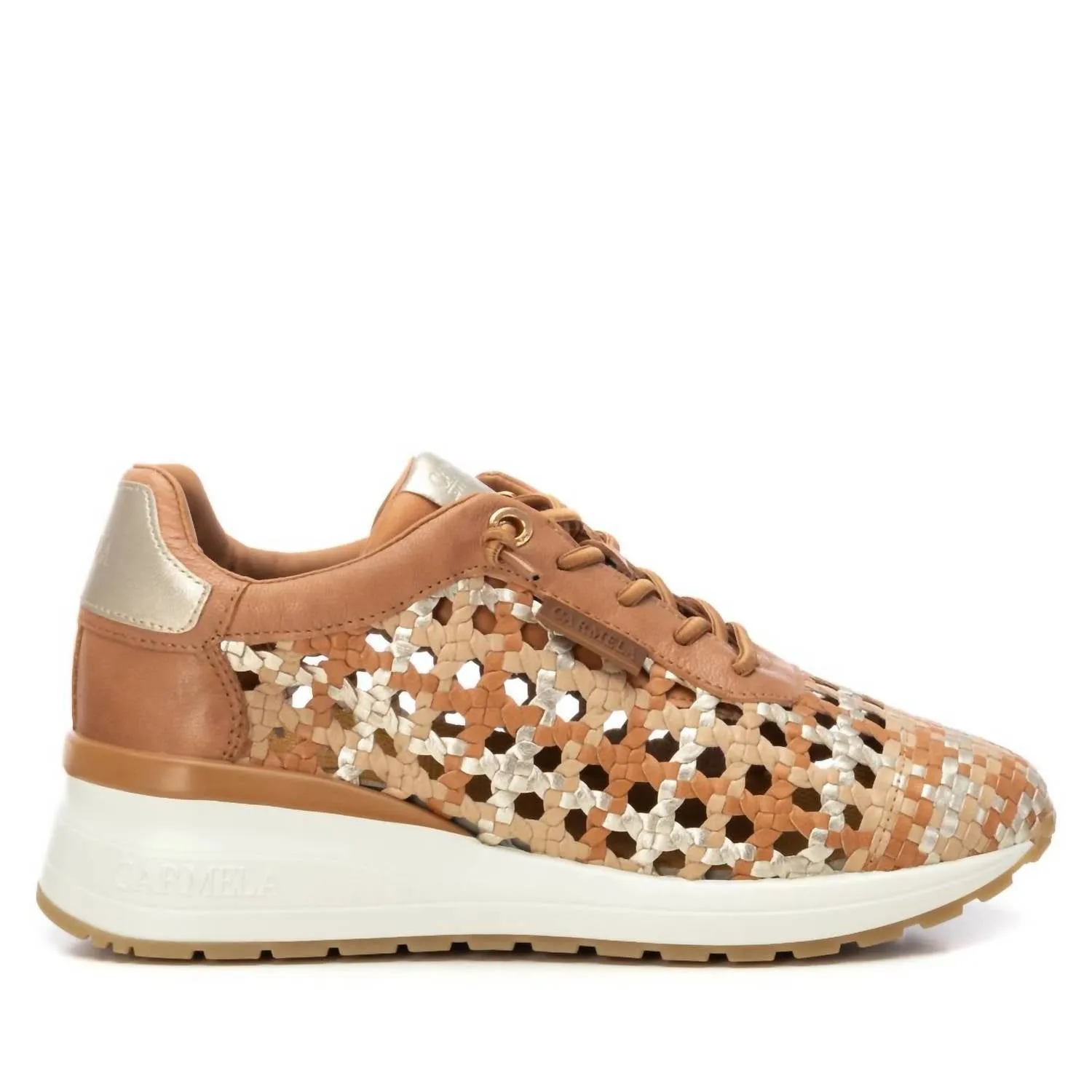 Street Inspired Women's Carmela Sneakers In Camel